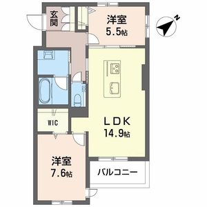 シャーメゾン月見 0101号室