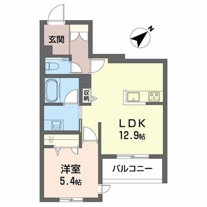 シャーメゾン月見 0102号室