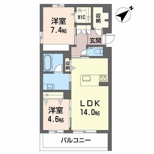 シャーメゾン月見 0103号室