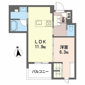 シャーメゾン西岐阜アバンセ 0402号室