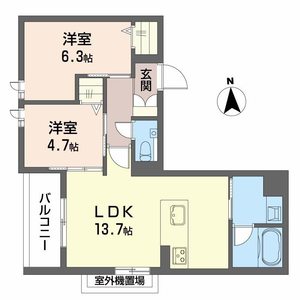 ｍａｉｓｏｎ　ｄｅ　ＡＳＣＡ 0202号室
