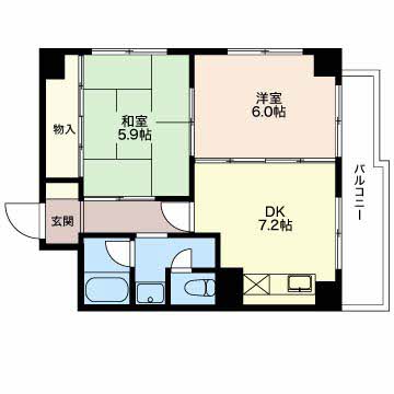 サンハイツ八田 0202号-2