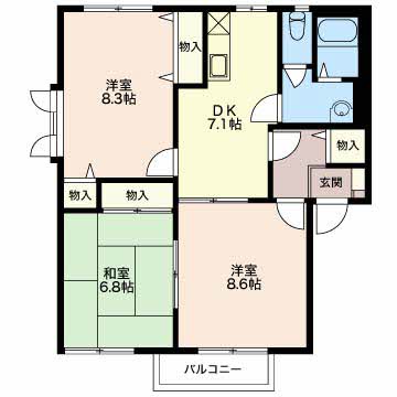 ディアス三本柳 A201号-13