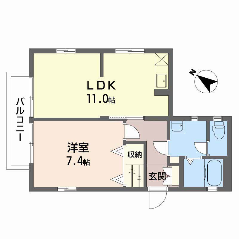 サンハイツ五味D102-2