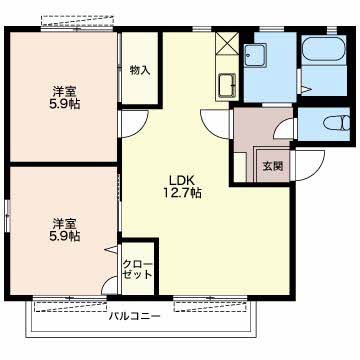 コモンシティ瀬名川B101-2