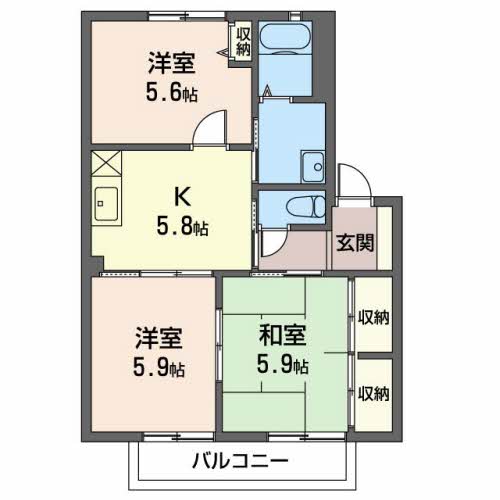 ディアコートイムズB102-2