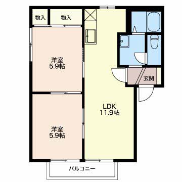 サウスウェーブ　壱番館A202-2