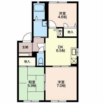 ハナミズキ安田２I101-2