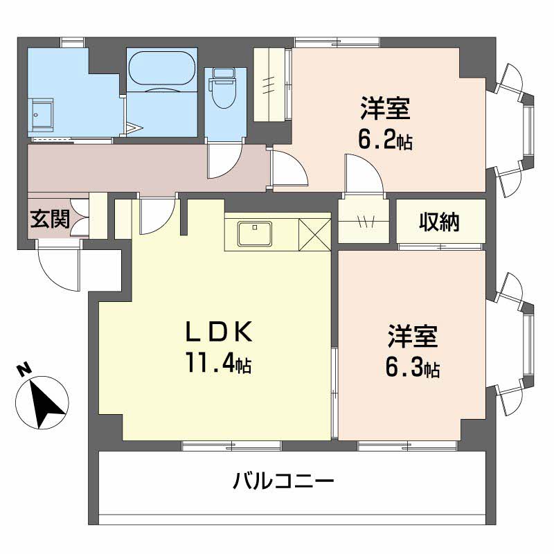パークマンション弥生 B202号-2