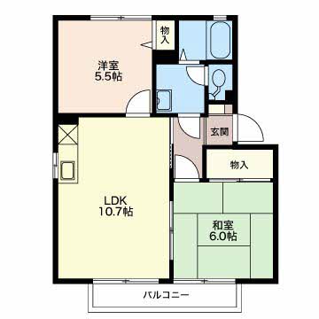 ホワイトディアス松川B102-2