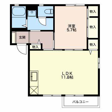 サウスウェーブ　七番館F101-2