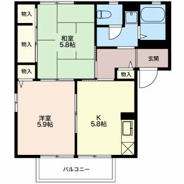 メゾンＲ＆Ａ－Ⅴ 0101号-2