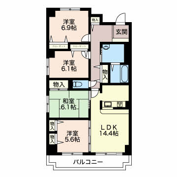 三渓ヒルズA301-2