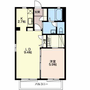 コーポフレグランスＦ 0206号-2