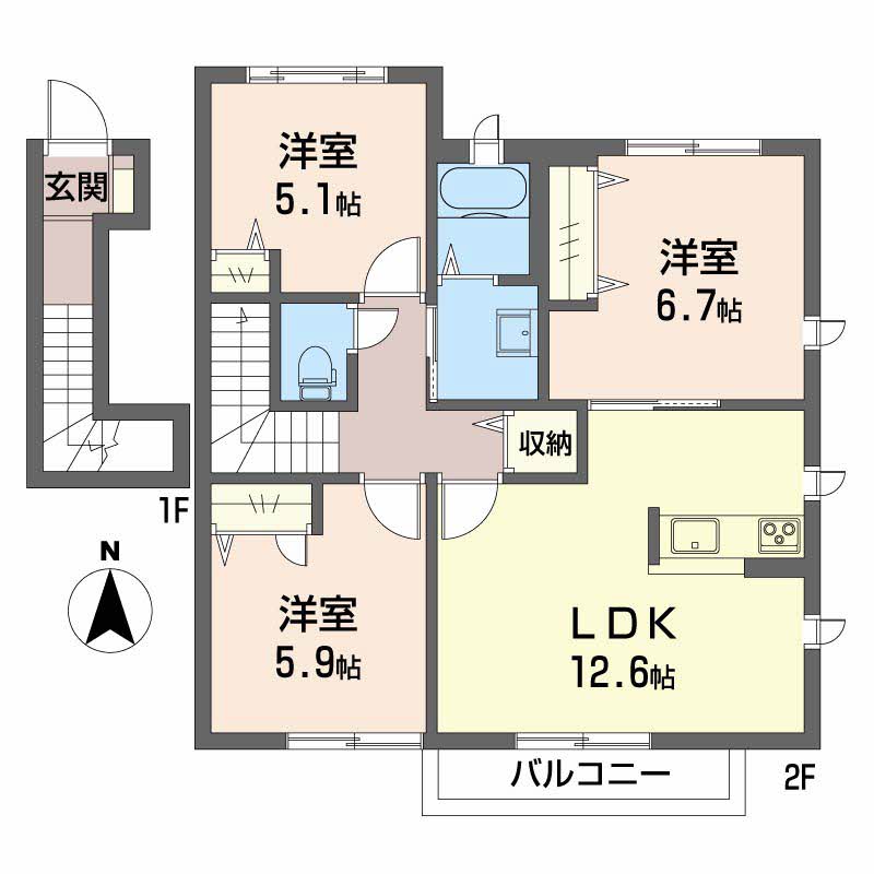 シャーメゾン双葉 0201号-5