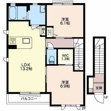 リーフガーデンハイツ E202号-4