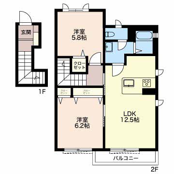 リーフガーデンハイツB201-2