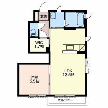 クレアーレ壱番館 A101号-2