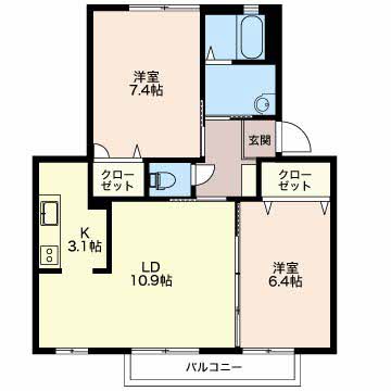 パークヒルズ B202号-3