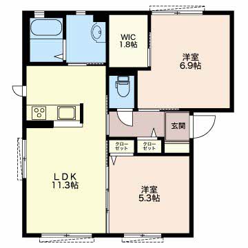 ハイツエベメール 0101号-2