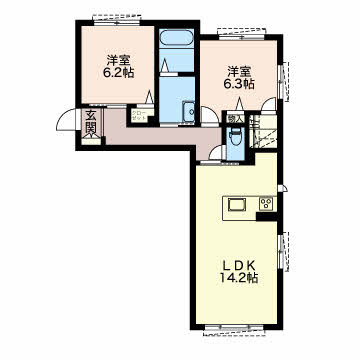 メゾン向陽Ｅ 001A号-3