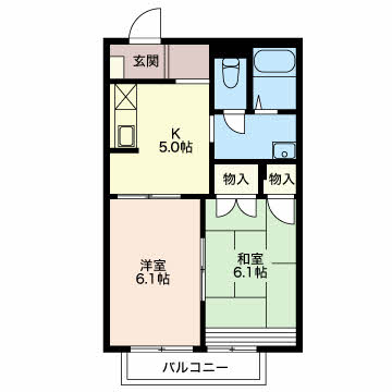 フレグランス馬見塚２番館 B202号-15