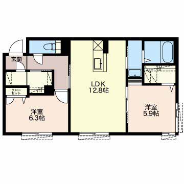 プリュネ向山 0102号-16