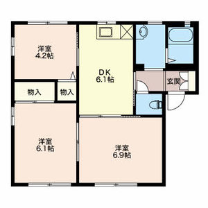 ヴィラ宮前 A101号室