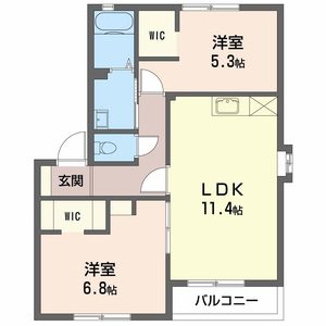 ディアスとなみⅡ B123号室