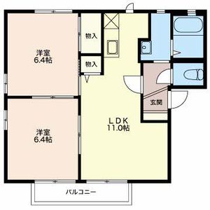 ウィンディＫＵＳＵ A202号室