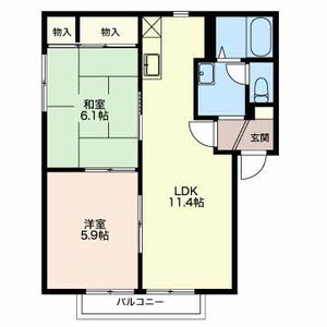 セジュールⅡ 0202号室