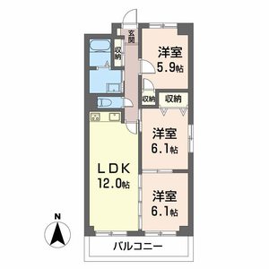 グレース名西 0301号室