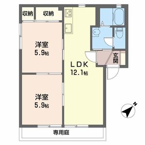 エレガンスハイツさつき B102号室