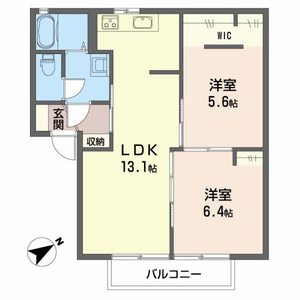 ペイサージュ稲熊 0102号室