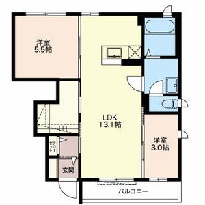 ディライフル A101号室