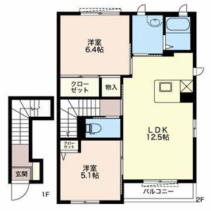 マインコートＤ 0202号室