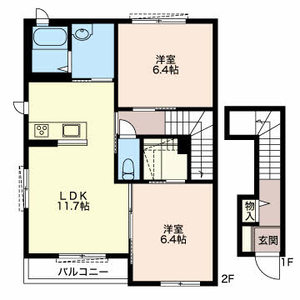 シャーメゾンゆり 0201号室