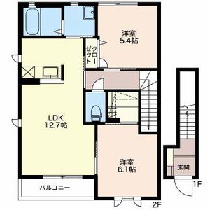 シュクレ山代 0201号室