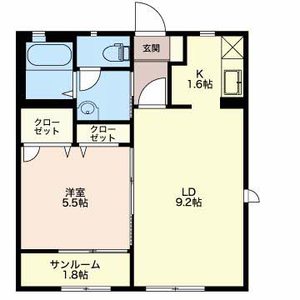 フローラ新田塚 A102号-16