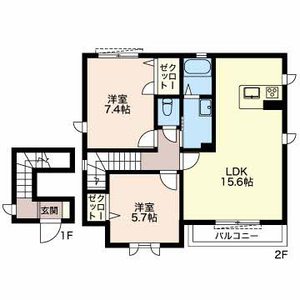 ＬＡＴＯＵＲ二子 C201号-2