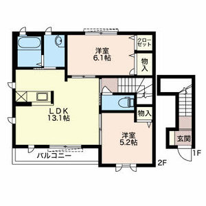 メルヴェーユＳ B201号室