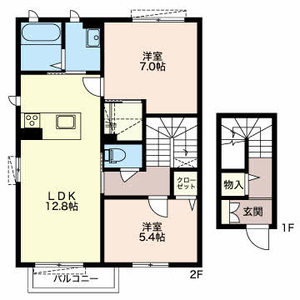 シェリール西城 0201号室