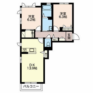 スタジオＫⅡ 0203号室