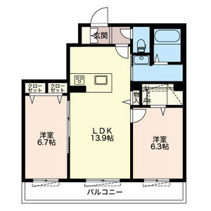 グランフィオーレ曳馬 0103号室