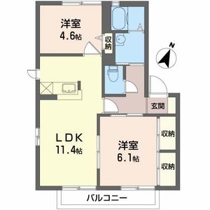 メゾン　プロープル A102号-2