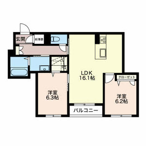 ラ　グリナージュ 0102号室