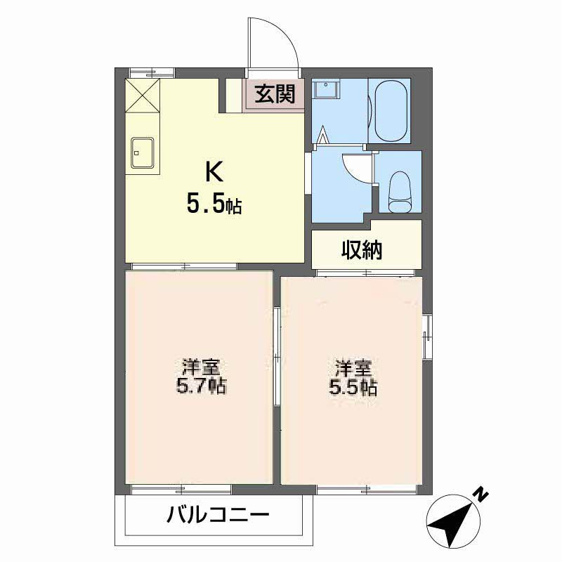 タウニイ白川 0101号-2