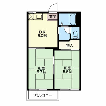 ファミール上地Ｂ 0203号-2