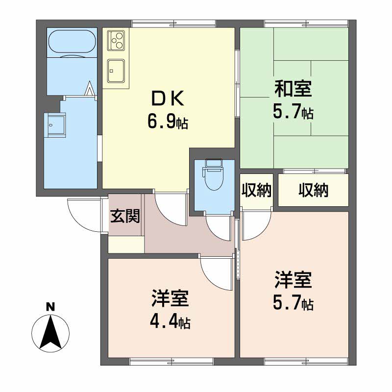 フレグランス江南 B102号-16