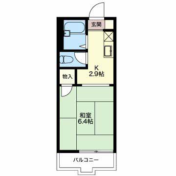 フォーブル萩野 0201号-2